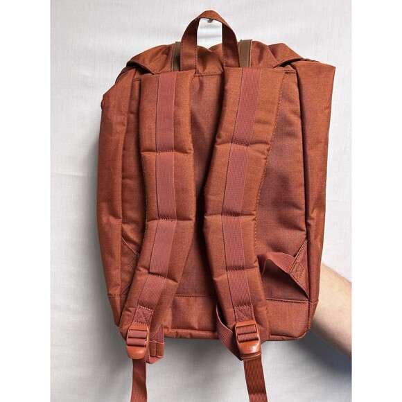 Herschel Little America 17L Backpack Rust Orange Laptop School Travel main image 4
